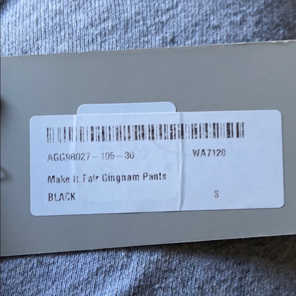 Nasty gal make it fair gingham pants - Picture 5 of 6